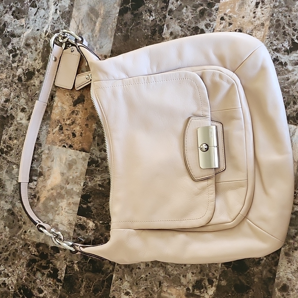 Coach Kristen Hobo Soft Leather Purse